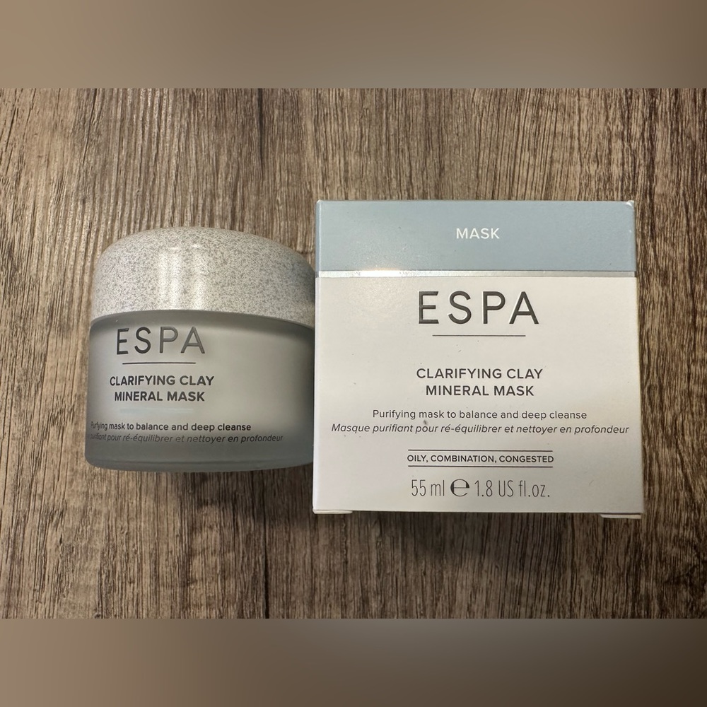 ESPA Clarifying Clay Mineral Mask 1.8oz / 55ml Full Size New in Box
